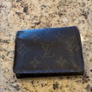 Louis Vuitton Dark Brown Monogram card/money holder